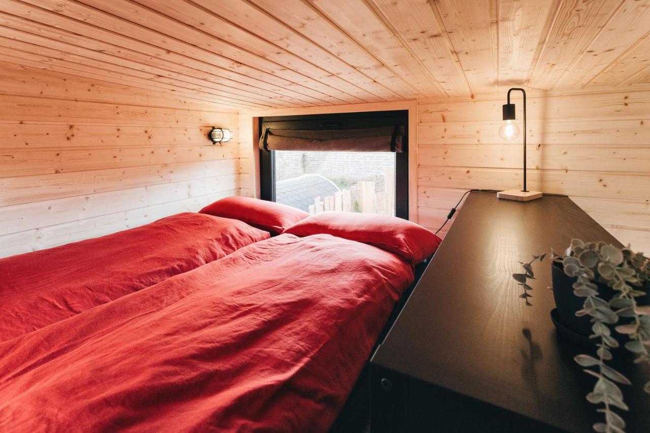 Idyllisches Tiny House Mit Sauna Loebau Exterior photo